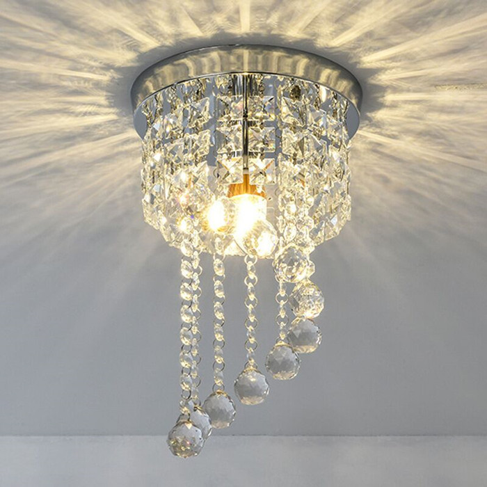 

Crystal Led Ceiling Light Modern Luxurious Chandelier Nordic Lustre Bedroom Living Room Restaurant Home Decor E14 CL-2035Y