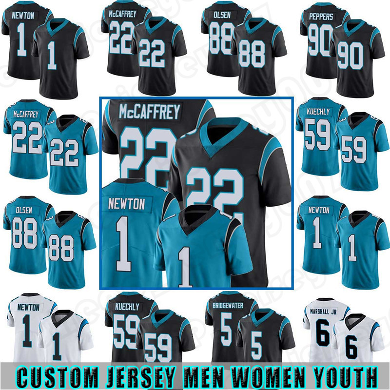 

Cam Newton Custom 2 DJ Moore Men Jaycee Horn Football 22 Christian McCaffrey Jersey Sam Darnold Jeremy Chinn Derrick Brown Terrace Marshall Jr Donte Jackson Burns, Custom women(heibao)
