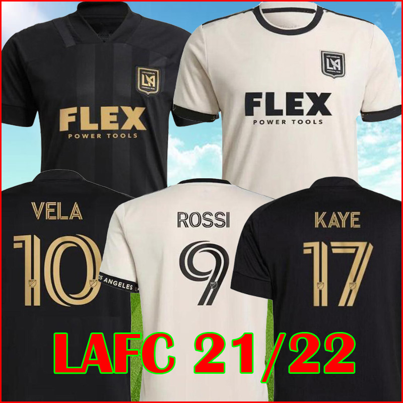 

MLS 2021 2022 LAFC black Soccer Jerseys 21 22 Rossi VELA Kaye Moon-hwan Los Angeles FC Players For Change Black Out Limited Edition Fans Ver, Black;yellow