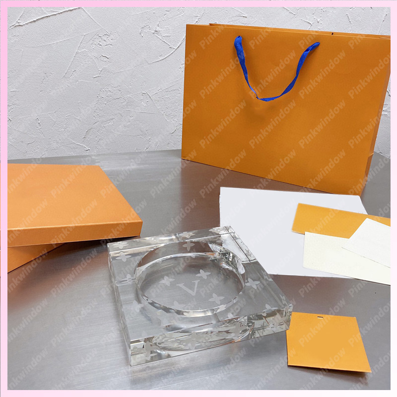 

Designer Ashtrays Luxury Car Ashtray Glass Smoking Accessories Crystal Cigar Cendrier Aschenbecher Posacenere Wholesale P2108101L, Silver