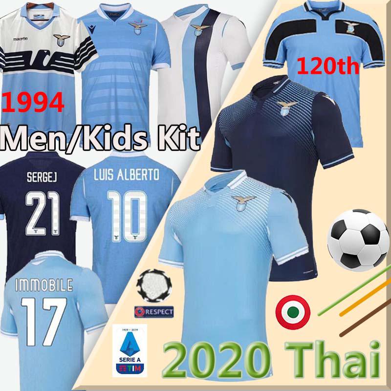 

20 21 Lazio retro soccer jersey 1994 2020 2021 Lazio football shirt LUIS ALBERTO camiseta de futbol IMMOBILE SERGEJ maillot de foot uniforms, Black;yellow