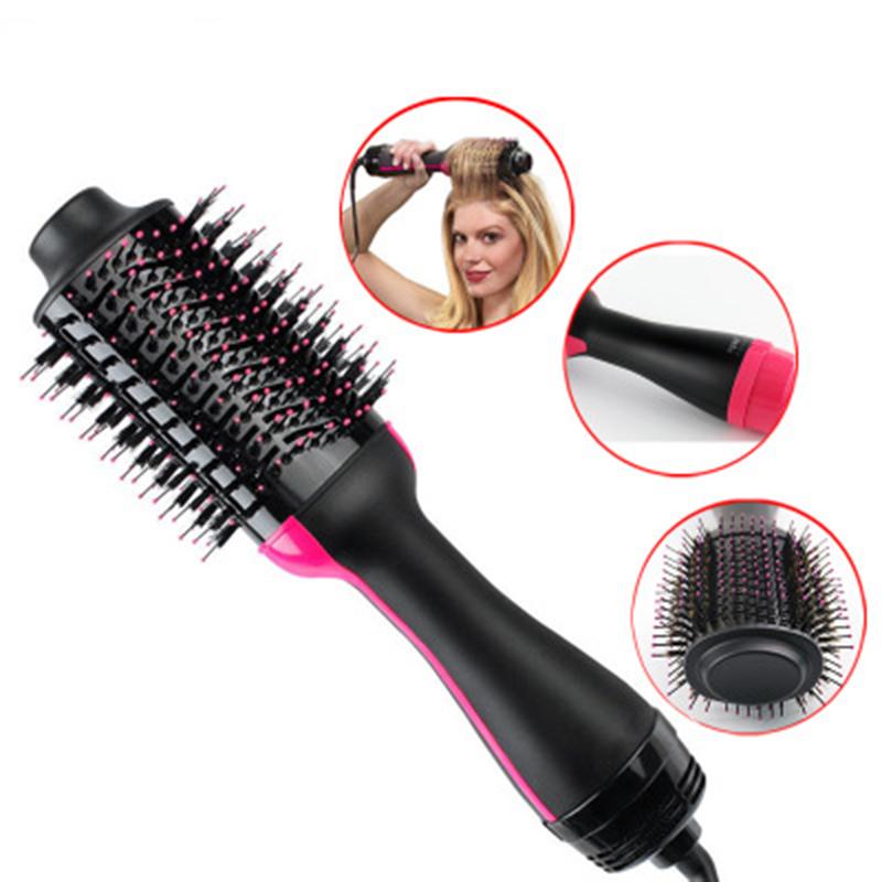 

Furniture Accessories 2 In 1 Wind Hair Comb Negative Ion Curler Straight Dryer Multifunctional Shape Massage Curling Iron