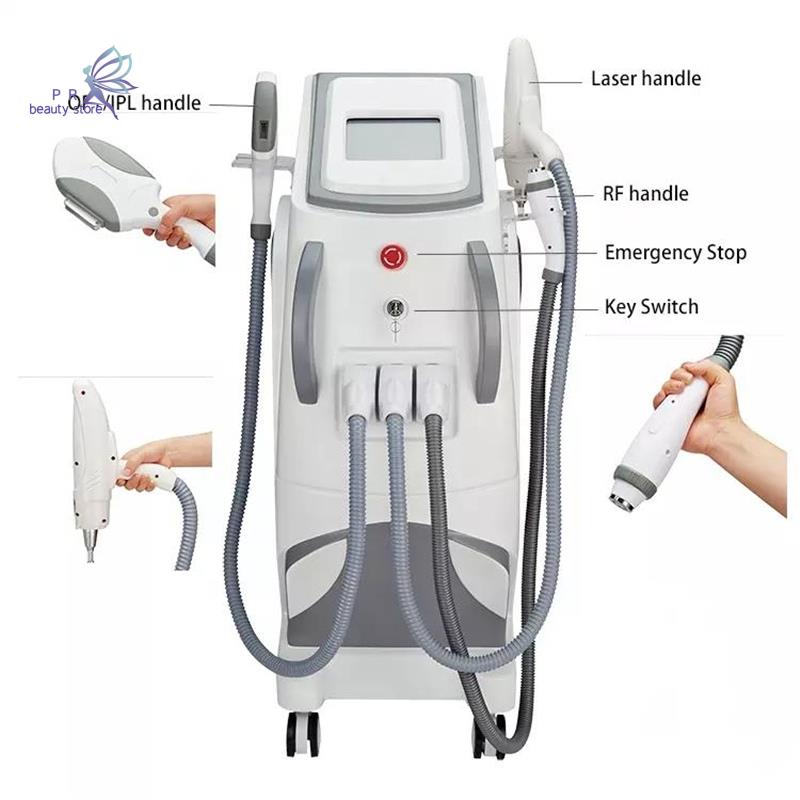 

OPT 2021 High Quality Professional hair removal IPL SHR machine SHR OPT machine laser+RF+pico hair removal tatoo removal face lifting