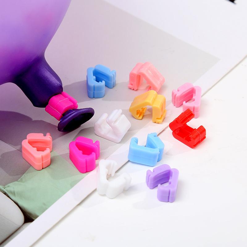 

Party Decoration 100PCS Colorful Balloon Clip, Wedding Supplies, Holiday Birthday Accessories, Sealing Clip