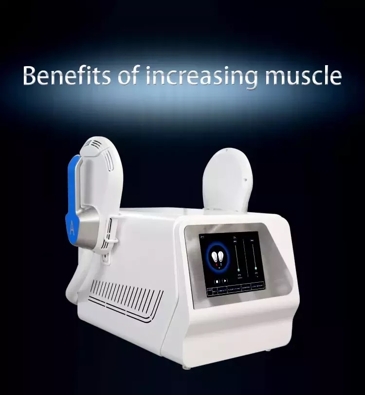 hiemt neo body shaper portable slim equipment ems muscle building cellulite removal 2 pieces handles muscles stimulator weight loss ems machine for
