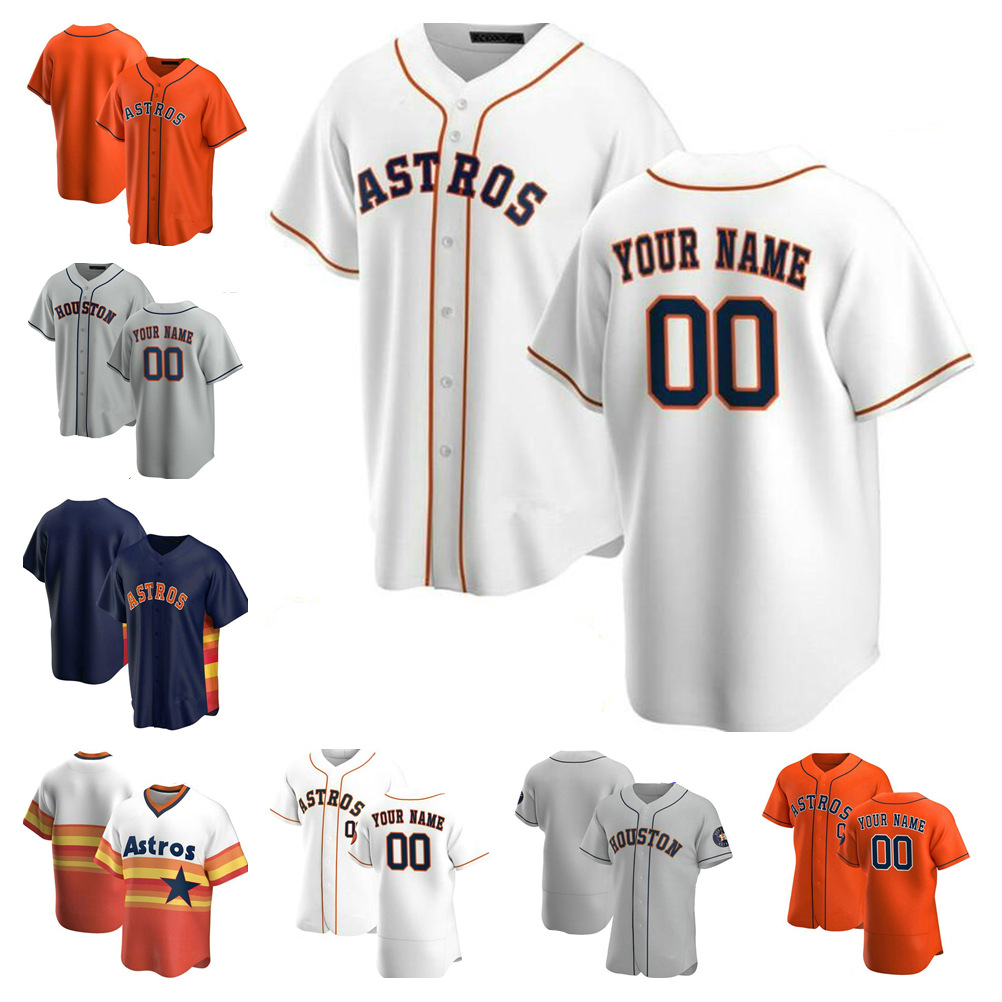

2021 Houston Men Women kids Astros 27 Jose Altuve Jersey George Springer Michael Brantley Yuli Gurriel Alex Bregman Baseball jerseys, Color1