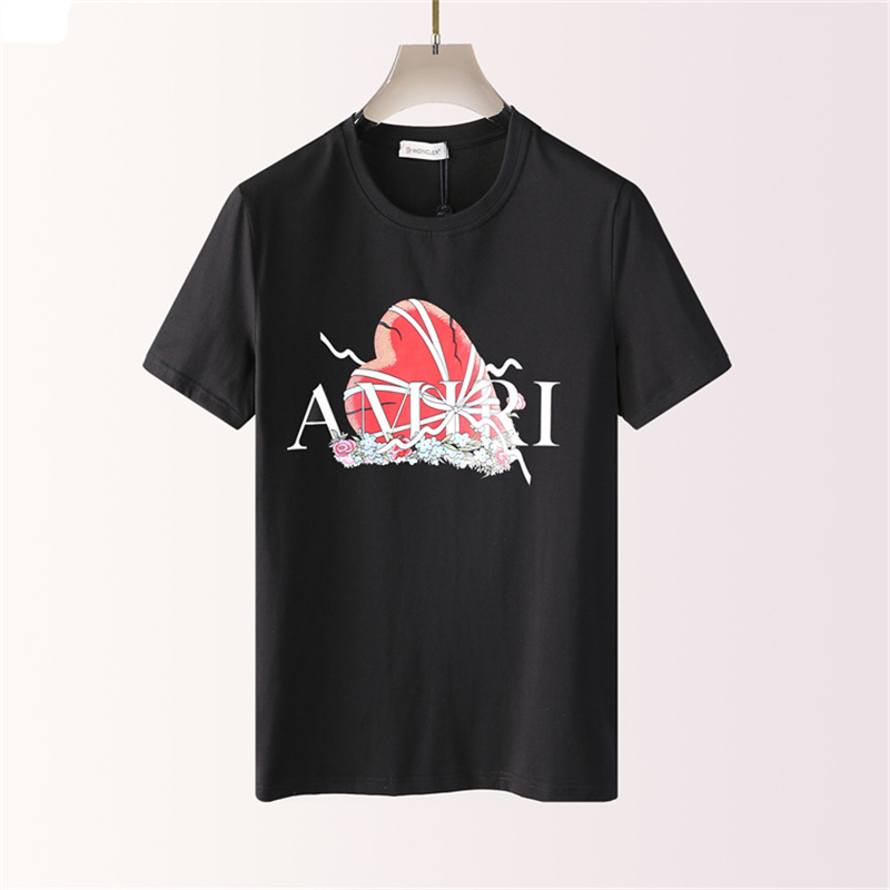 

2022 Luxury Casual mens T shirt New Wear designer Short sleeve 100% cotton high quality wholesale black and white size M~3XL#61