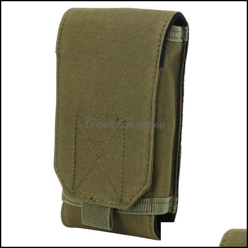 

Outdoor Sports & Outdoorsoutdoor Nylon Tactics Attachment Package Cell Phone Pouch Hanging Waist Bag Carrying For Camping Hiking Bags Drop D, Army green