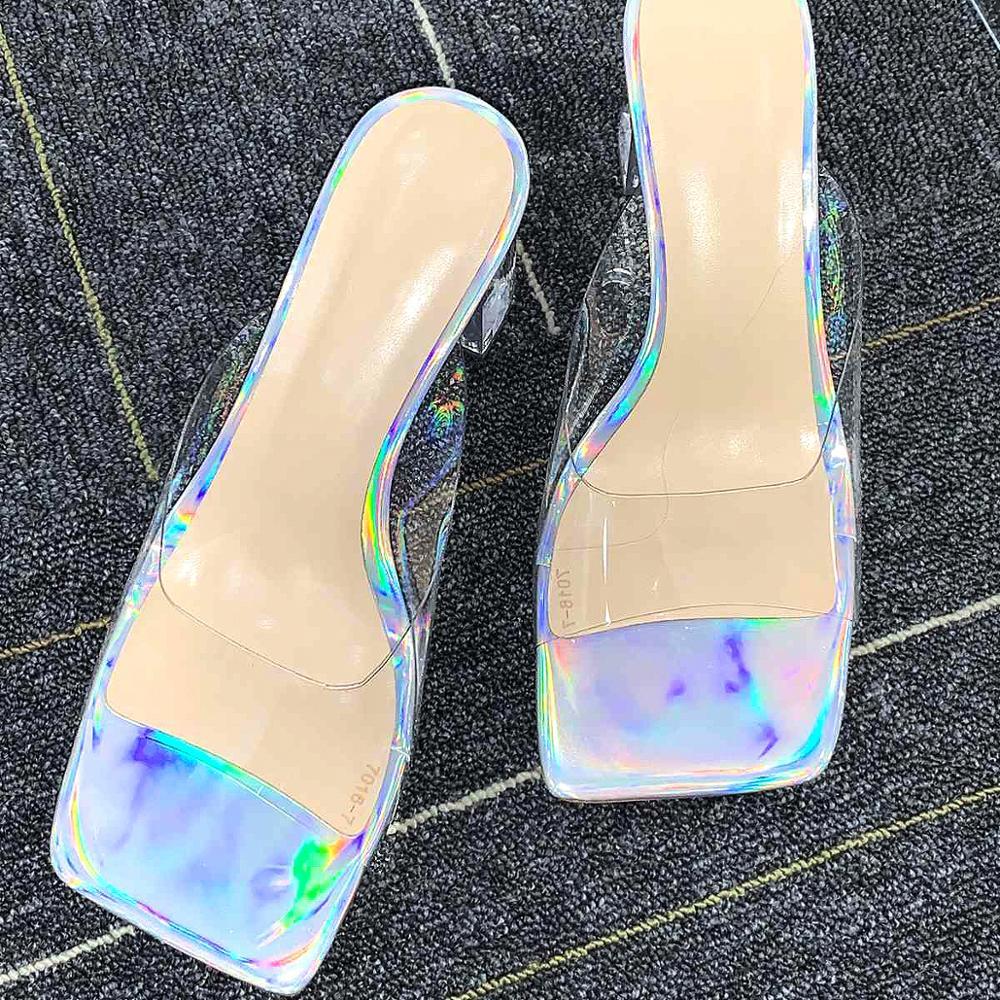 

dress shoes onlyfabricante sandÃ¡lias femininas, novo, colorido, dedo quadrado aberto, cristal transparente, salto quadrado, de mÃ©dio, uusu, Black