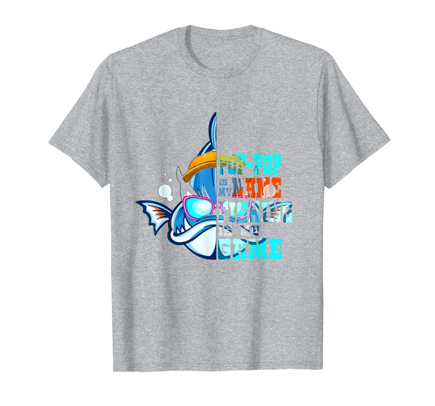 

pop-pop is my name fishing is my game t-shirt - father's day t-shirt, White;black