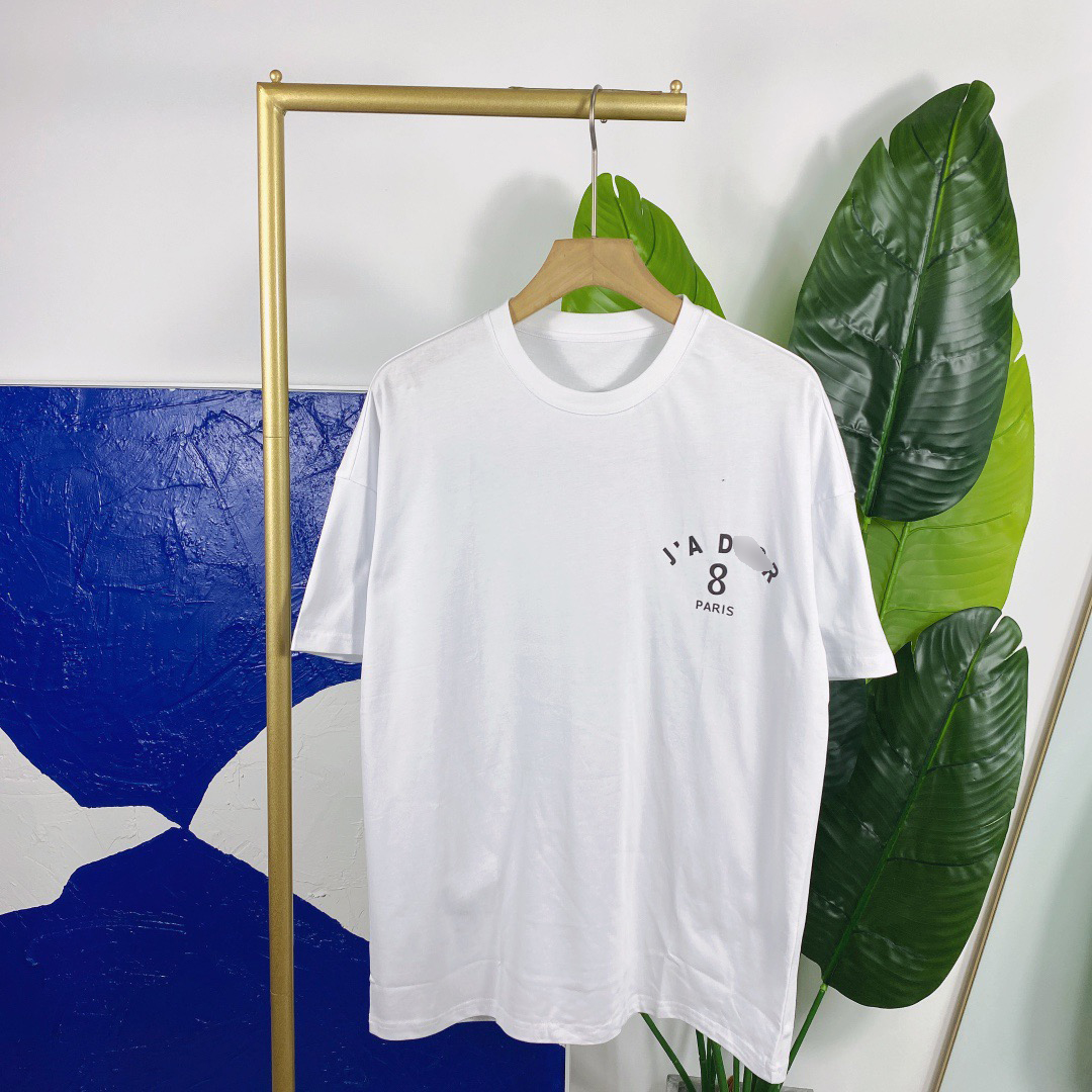 

2021 Men Casual T Shirt Size S-3XL Mans Designer T-shirts Luxury Man Tee Short Sleeve Mens Women T-Shirt With Letters Print Short-Sleeve H707, White;black