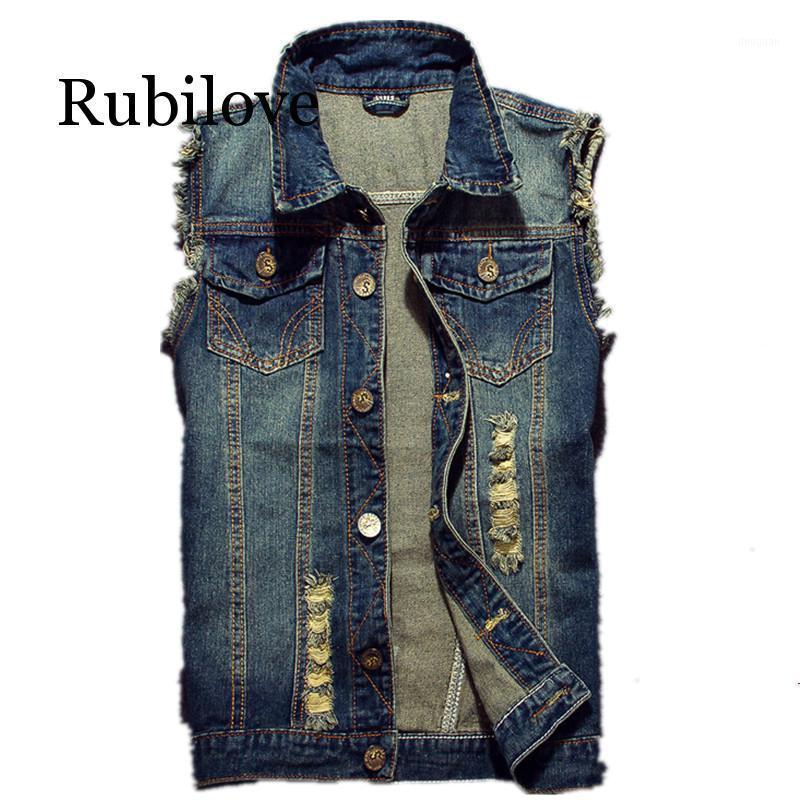 Mens denim vest canada Clearance
