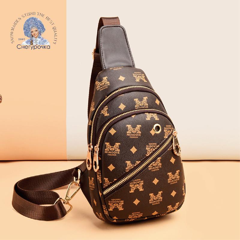 

Waist Bags Ladies Bag Portable Messenger Brown Red Fashion Casual For Travel 2021 Summer Mini Chest