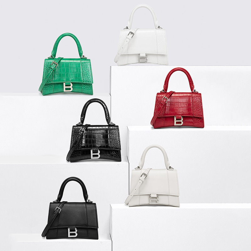

70% Off Outlet Store 2021 advanced sense hourglass plain crocodile b-button hand one shoulder crossbar moon bag