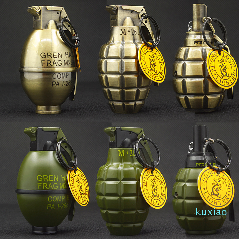 

Zl805 806 808 Three Kinds of Medium Size Grenade Key Chain, Red Fire Windproof Lighter, Cs Gift