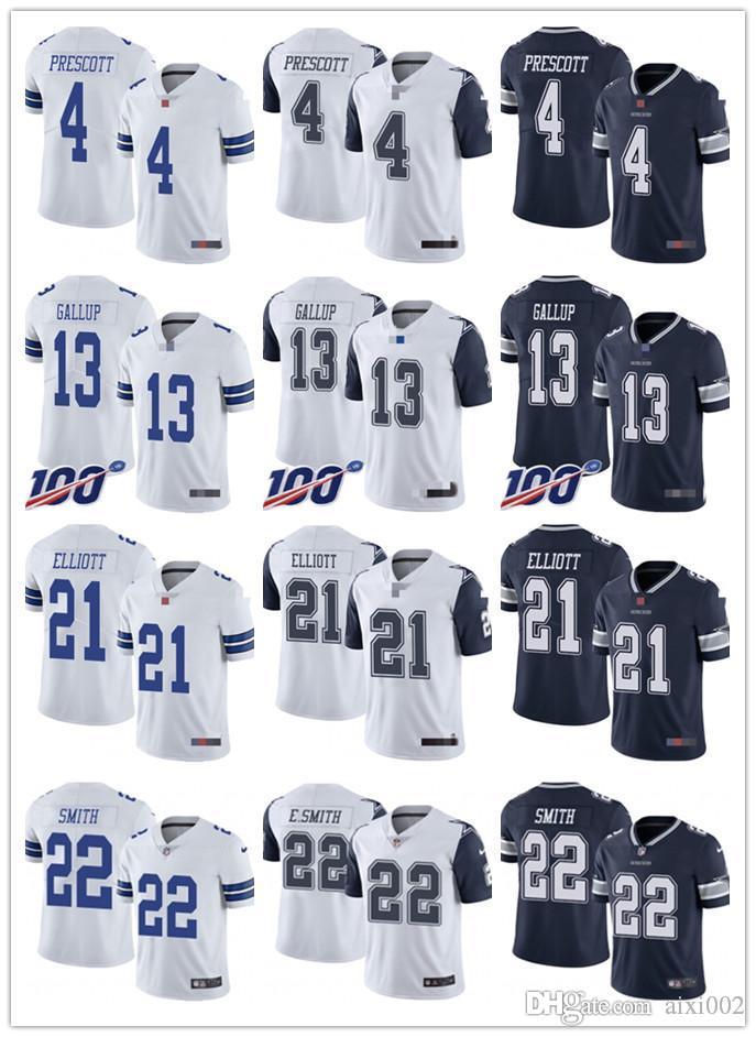 

Men Women Youth Dallas Cowboys 13 Michael Gallup 21 Ezekiel Elliott 4 Dak Prescott 22 Emmitt Smith Custom Football Jerseys, Black;red