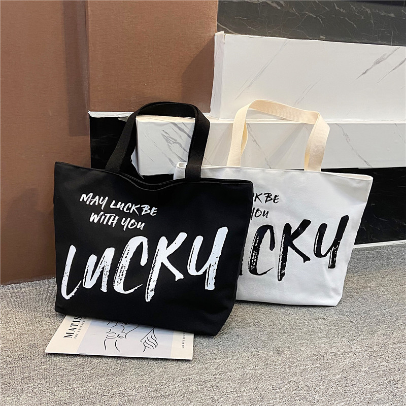 

HBP Pink Sugao women tote canvas designer fashion single Shoulder Bag Large Capcity zipper Shopper handbag for Ladies, Black