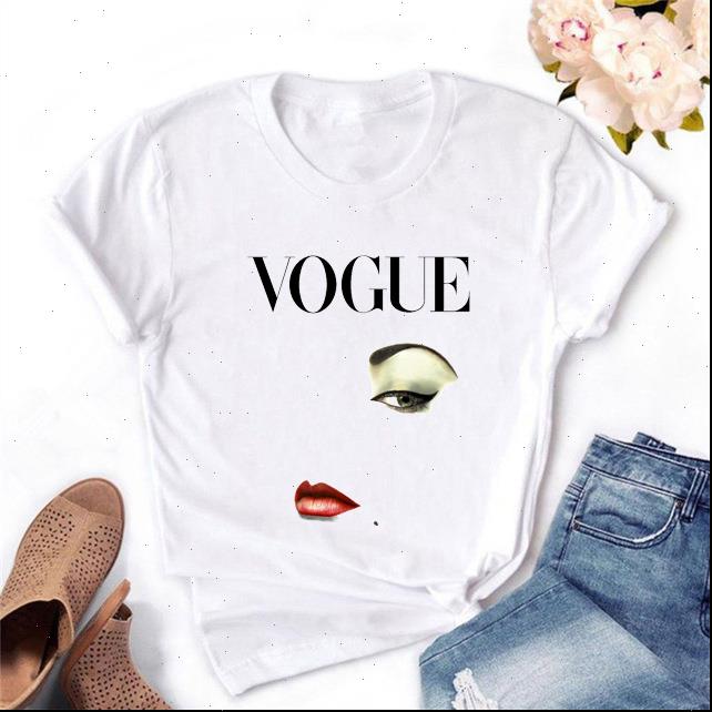 

women vogue princess make t shirts up print base cotton short sleeve all match white tee girls shirt