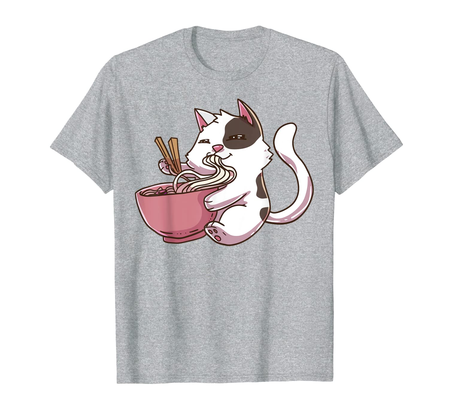 Kawaii Neko Anime Ramen Cat T-Shirt-image-702216846