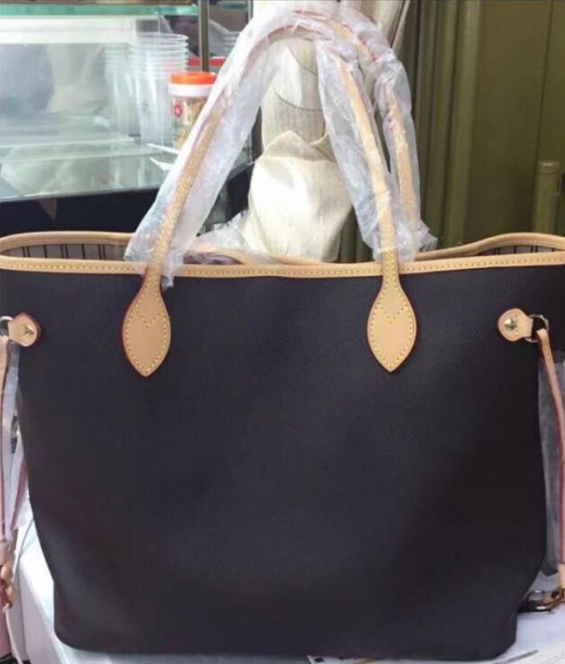 

2pcs/set womens tote ladies composite handbags PU leather clutch shoulder bags handbag purses, Coffee flower