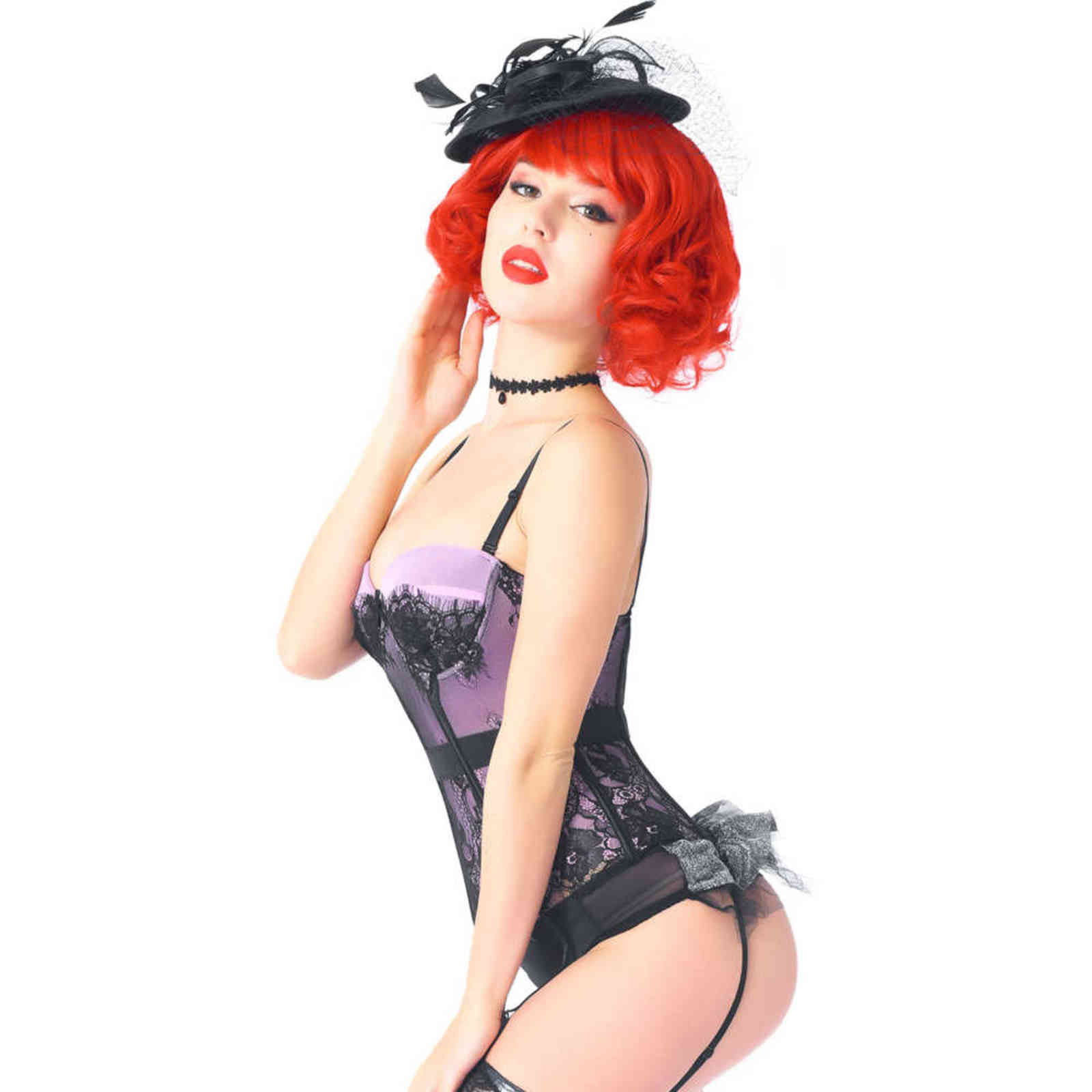 NXY sexy set Lingerie Plus Size Push Up Corset for Women Bustier Top Garter Belt Lace Bodysuit with G-String Thong Sexy Lingere Set Langerie 1130