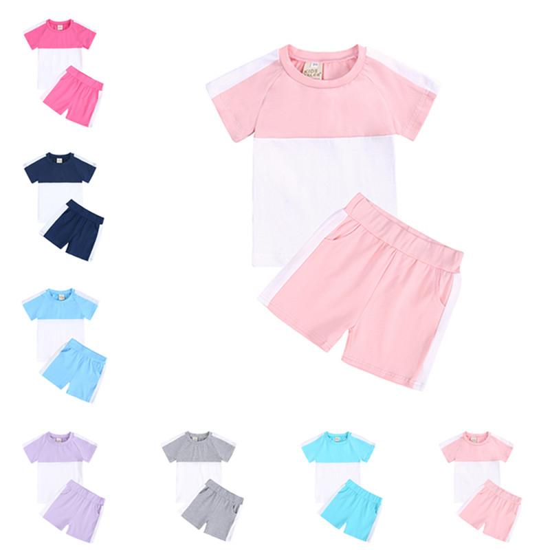 

Kids Tales Clothing Sets For Children Tracksuits Contrast Color Shorts Girls Clothes Boys Born Toddler Outfits, 28
