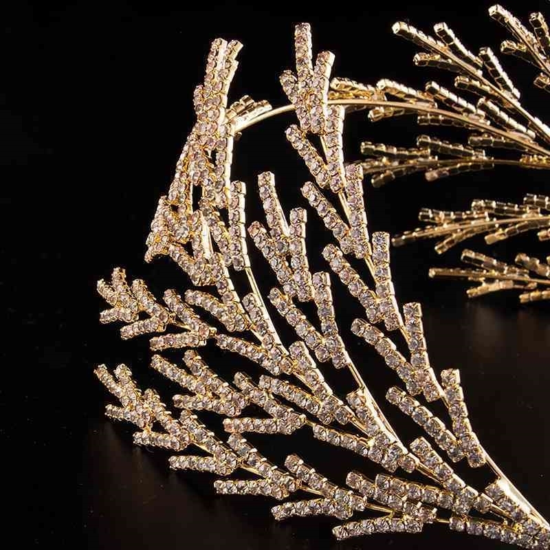 

diamond beautiful, Bridal are inlaid fairy hoops, bridal headdress hair ornaments
