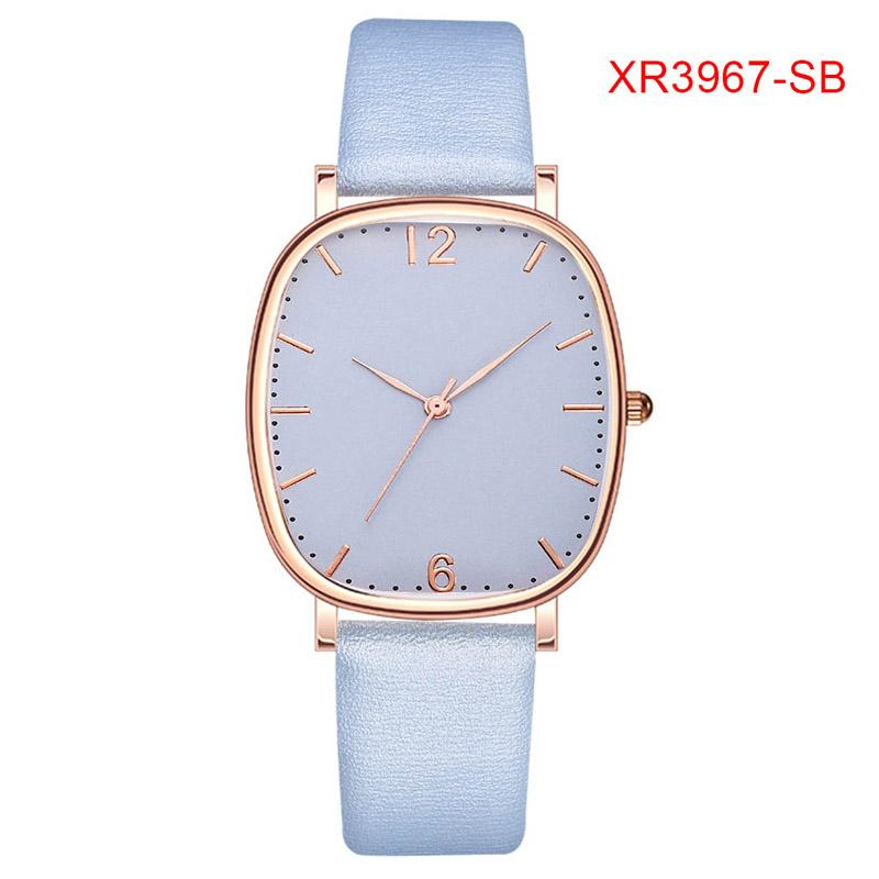 

Wristwatches Ly Women Minimalist Quartz Watch PU Band Square Dial Wrist For Casual Daily Office, Slivery;brown