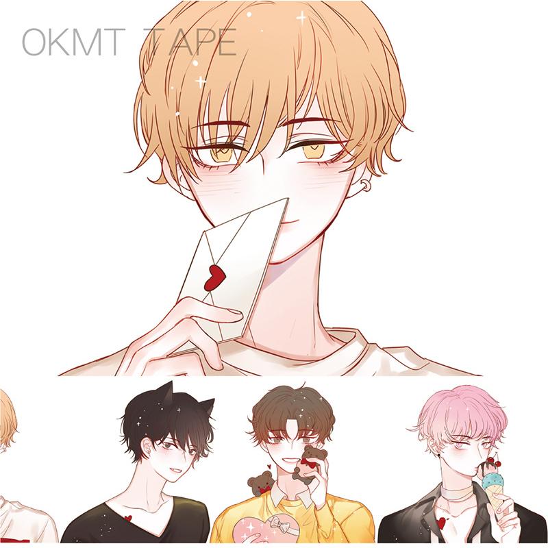 

Gift Wrap Summer Love Studen Special Oil Washi Tapes Journal Masking Tape Adhesive DIY Scrapbooking Stickers