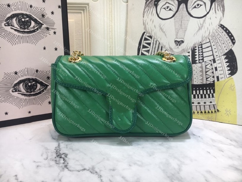 

2021 Designers luxurys Classical Crossbody bags Handbags Women love Shoulder handbag clutch totes Lady marmont purse Chains Shopping Tote bag, Blue