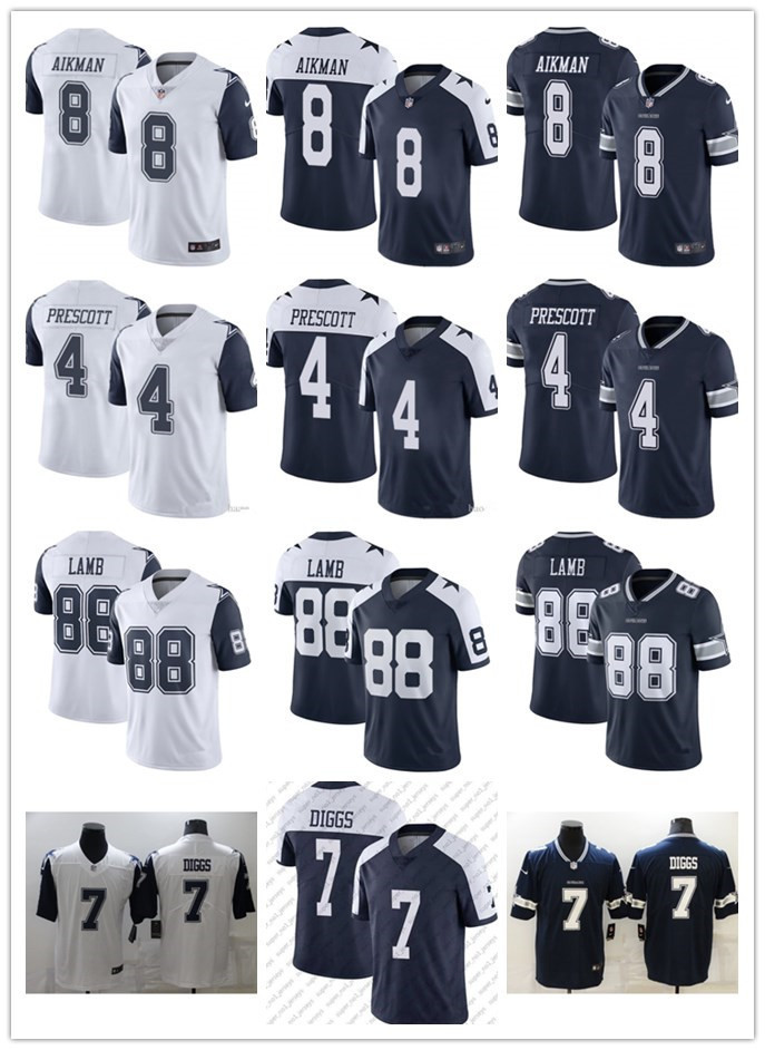 

Men women youth DallasCowboysJersey 4 Dak Prescott 7 Trevon Diggs 8 Troy Aikman 88 CeeDee Lamb Football Jerseys navy, Black;red