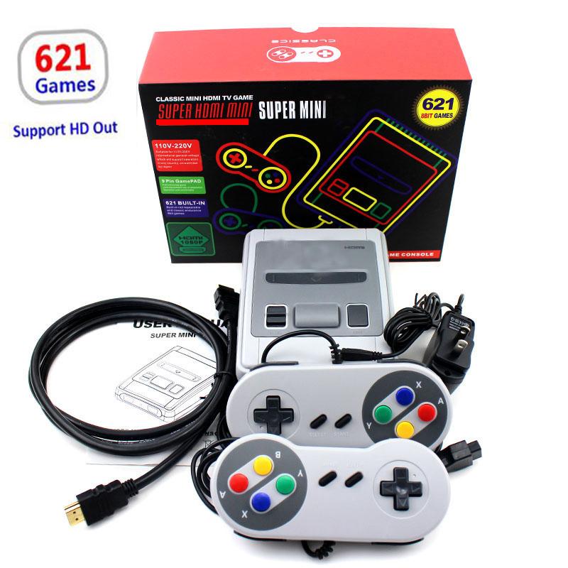

Portable Game Players Mini TV Console Support 8 Bit Retro Built-In 621 Handheld Family Video