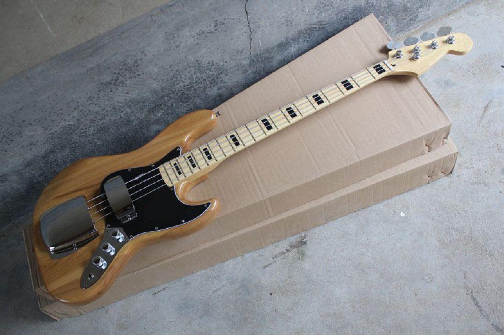 New Arrival Custom body Guitar JAZZ Bass 4 Strings Vintage Bass Electric Guitar-image-688974418