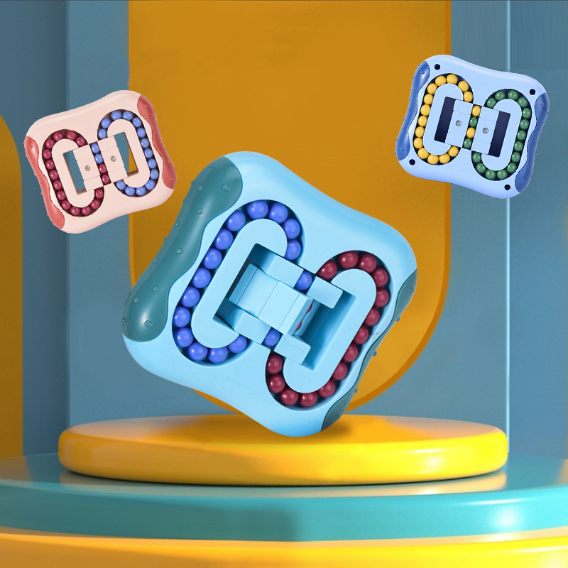 

Rotating Little Magic Bean Decompression Toy Intelligence Fingertip Rubik's Cube Magics Disk Finger Top Children Burger Elementary School Gi