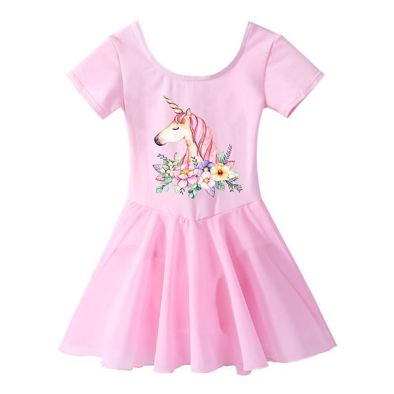 

Stage Wear BAOHULU Girls Ballet Dress Kids Dance Short Sleeve Cartoon Leotard Tutu Child Ballerina Costume Black Pink GIWI, B135 horsepink