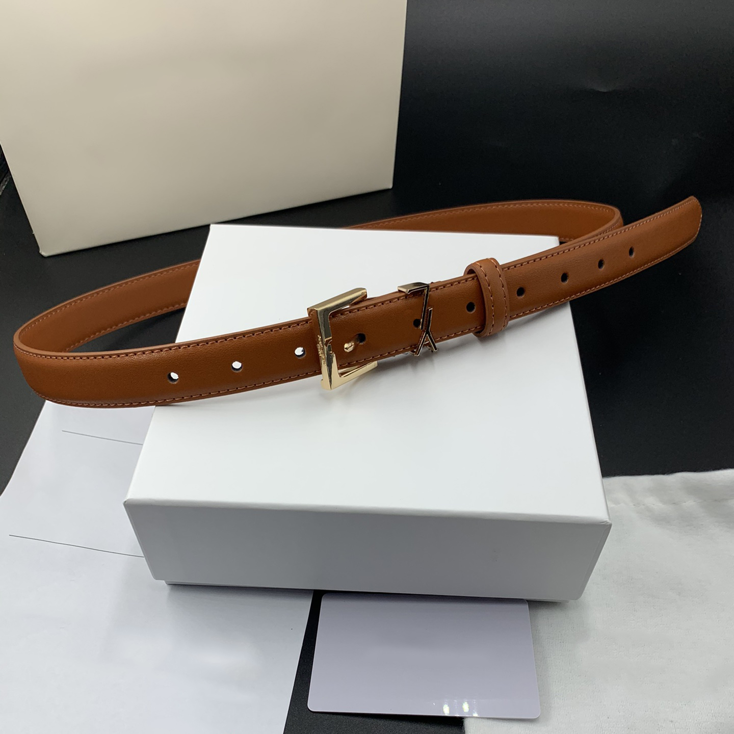 

Belts for Women Designer Luxury belt leather letter pin buckle high quality business, As pics