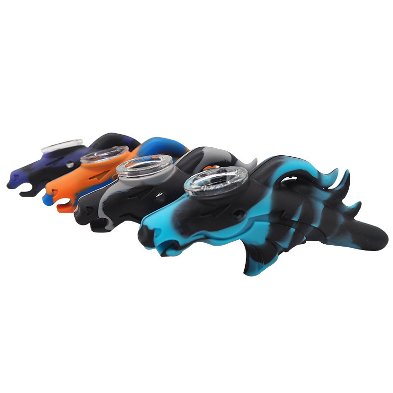 

Silicone pipes colorful creative silicones cigarette holder accessories