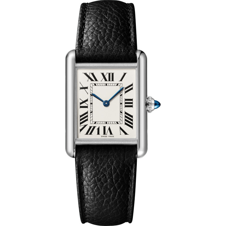 

High quality leisure watch, wsta0041, leather or steel belt, couple style, quartz watch, high-end, fashion, Black