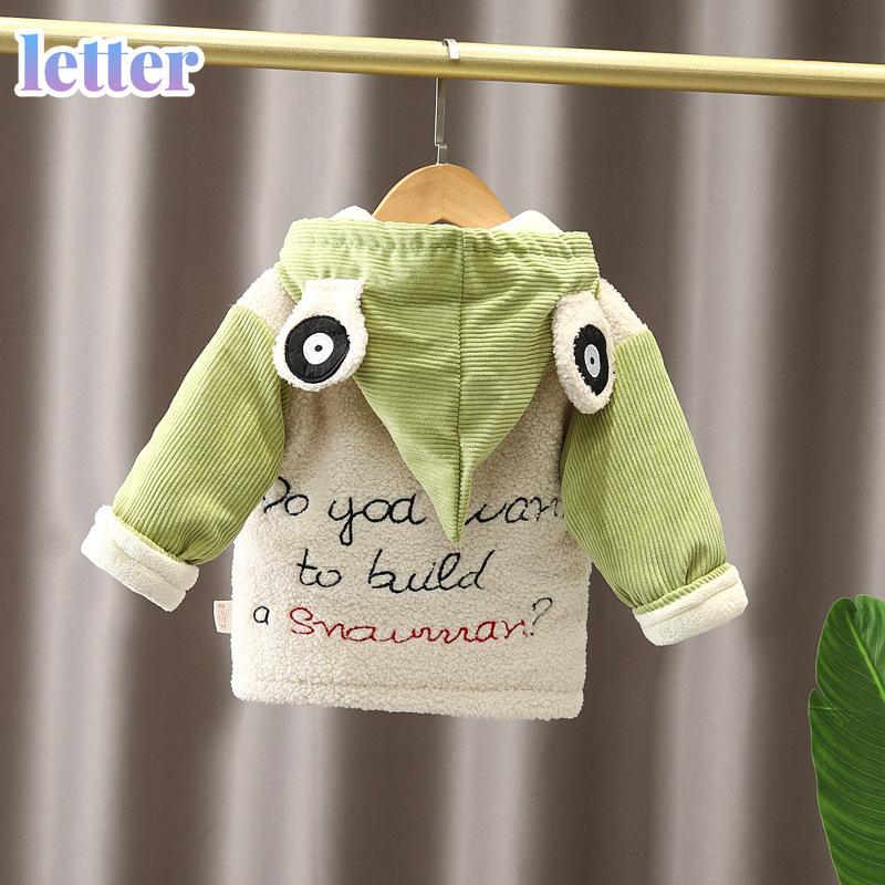 

Jackets Fall Winter Born Boy Girl Baby Clothes Outfit Casual Hooded Jacket Outerwear For Clothing 1 Year Birthday Coats, Blue;gray