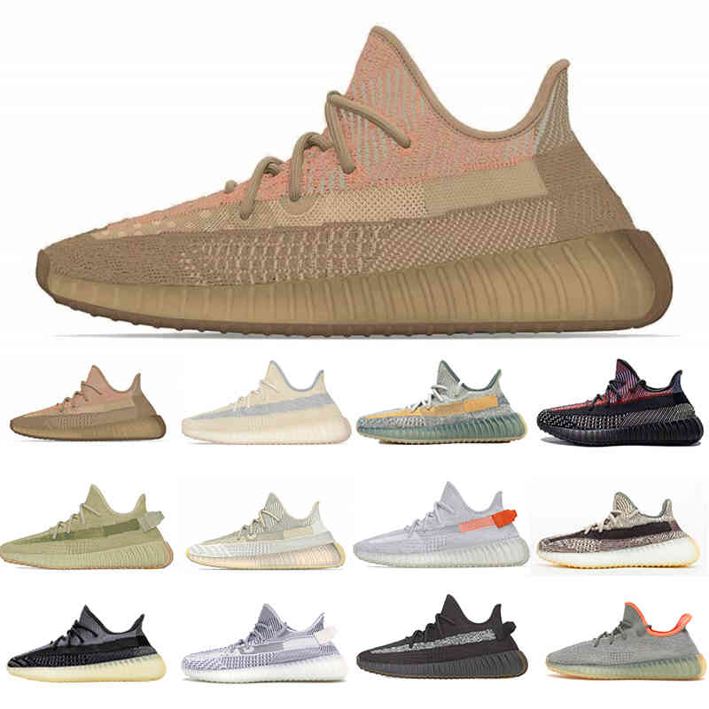 

TOP Quality 2020 Ash Blue Men Women Running Shoes Sneaker Yecheil Glow Cinder Tail Light Desert Sage Black Static Reflective Zebra Eliada