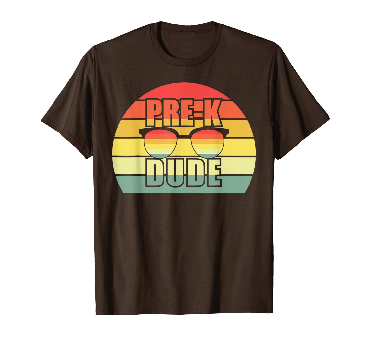 

vintage retro pre-k dude shirt boys funny back to school t-shirt, White;black