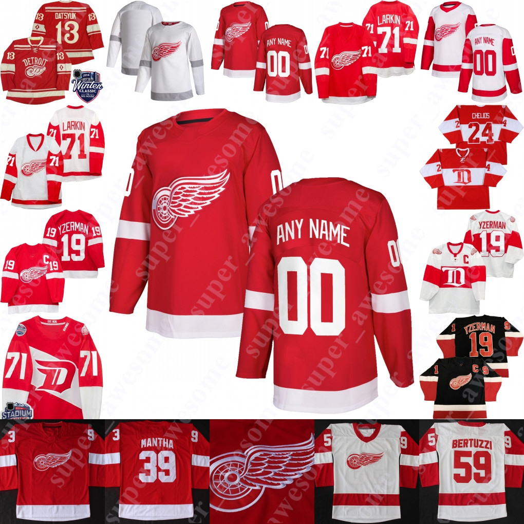 

Michael Rasmussen Jersey Adam Erne Nick Leddy Joe Veleno Givani Smith Marc Staal Danny DeKeyser Gustav Lindstrom Thomas Greiss Jakub Vrana Carter Rowney Oesterle, Red 2016 stadium series