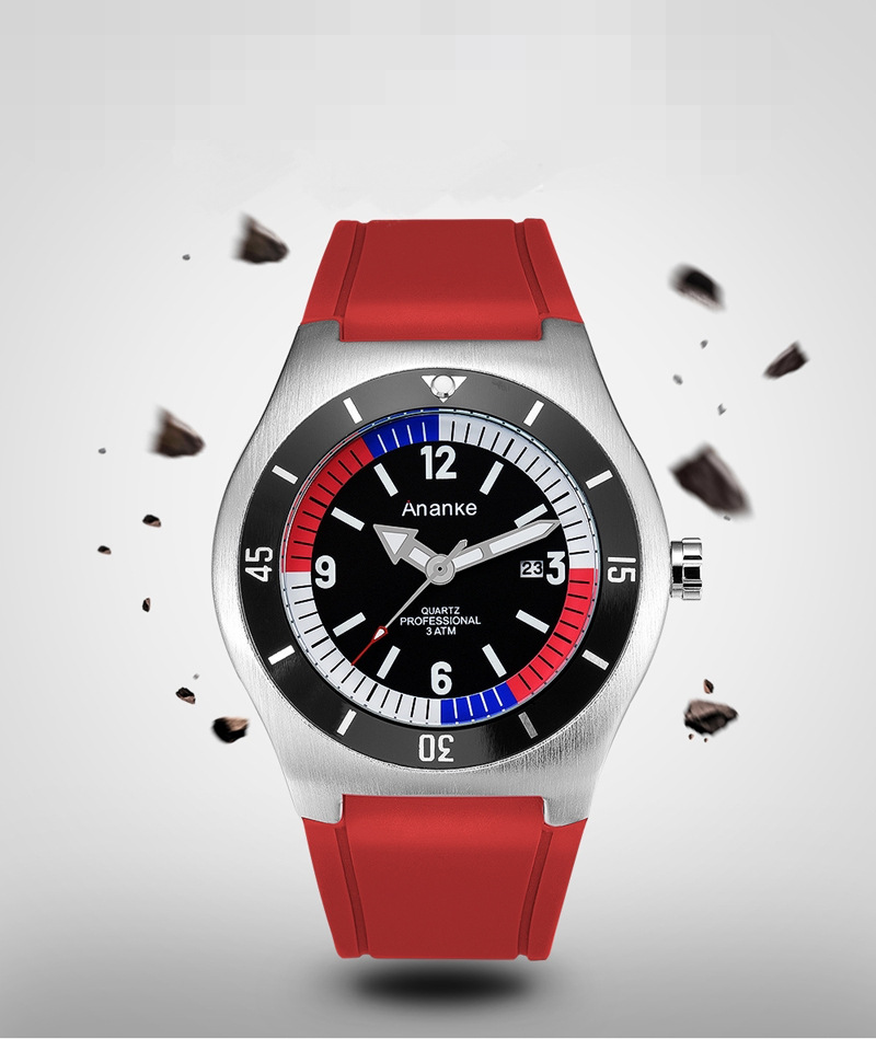 

Luxury 46mm Man Fashion Electronic Wristwatch Mens Quartz Sport Watches Pin Buckle Watch montre de luxe AN2001, An2002