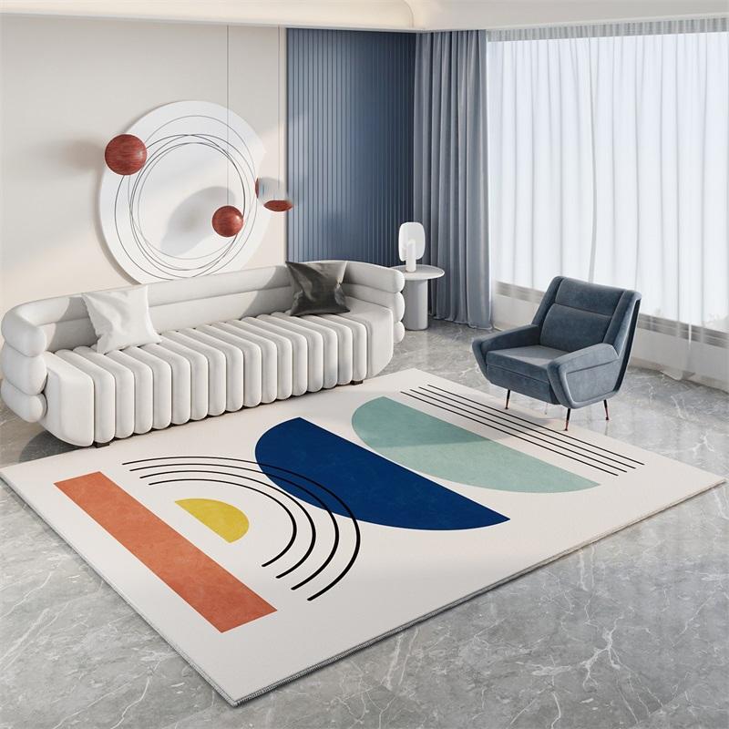 

Carpets Nordic Ins Simple Living Room Carpet And Modern Abstract Home Bedroom Large Area Bedside Coffee Table Floor Mat