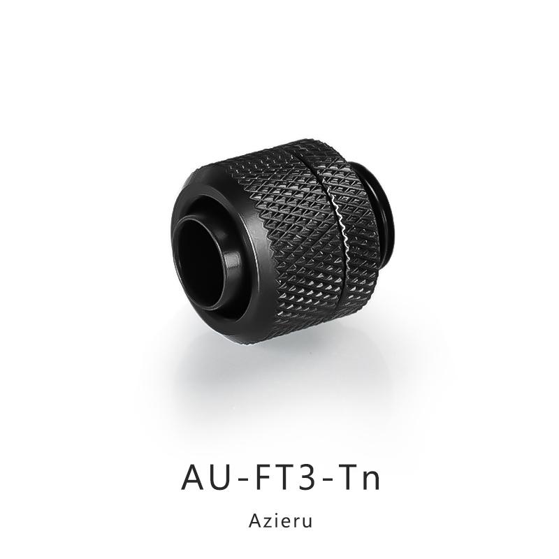 Fans & Coolings 2pcs 13MM Hose Ftting 3/8'' Thin Comprssion For Water Pipe Using 9.5*12.7mm G1/4 Thread Hose, Black/Silver, AU-FT3-T-image-720474122