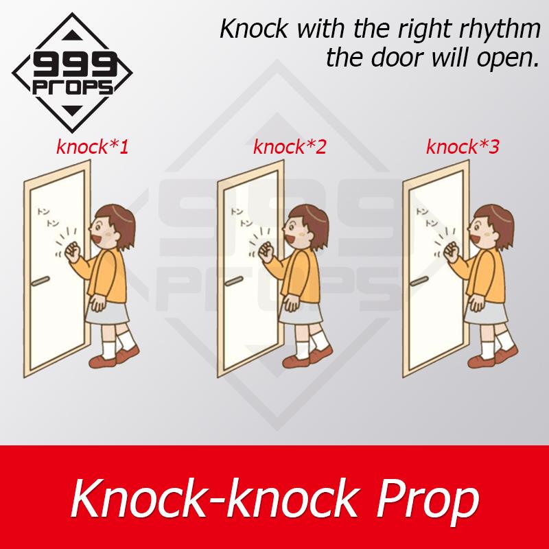 

Knock Prop Escape Real Life Room Adventure Door In Certain Rhythm To Unlock Chamber Game Props Alarm Systems