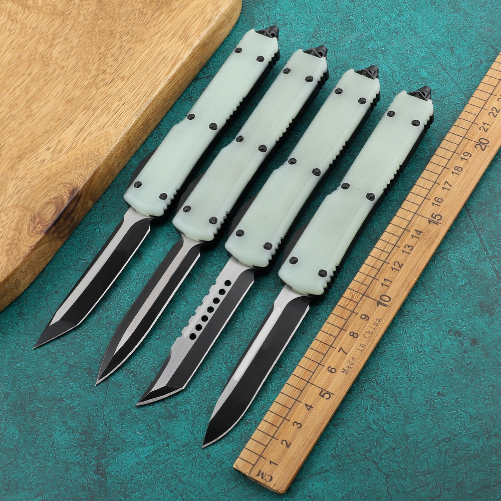 

The new automatic knife G10 handle outdoor self-defense small knife stool BM940 made of A16 C07 folding knife UT85
