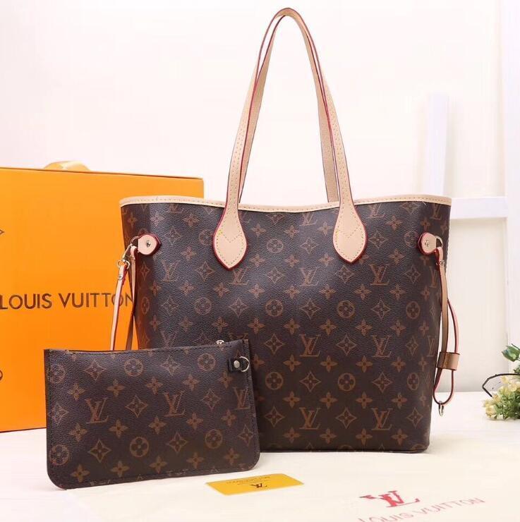 

womens leather handbags female mother LV LOUIS package bags hand mother bill of lading shoulder bag women bag+Small bag Vitton
