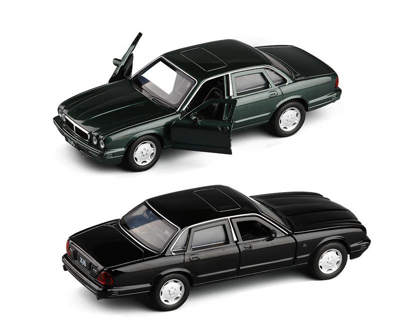 

High simulation supercar136 scale alloy pull back 04 XJ6 car modelCollection metal model toys