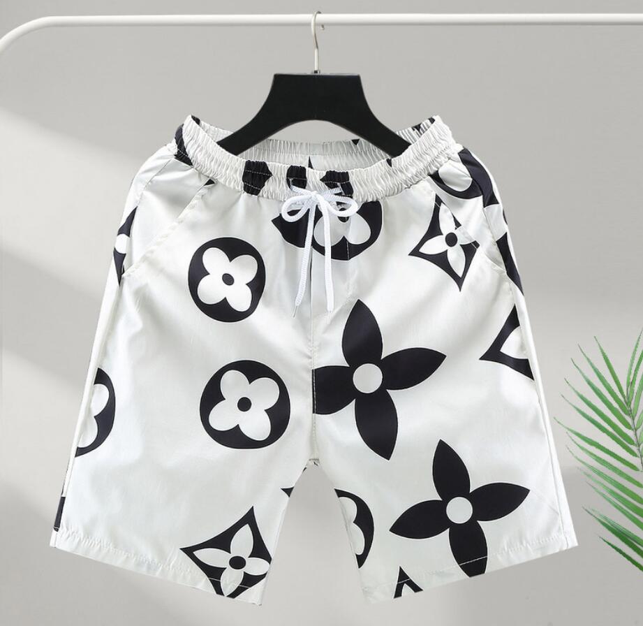 

Letter Print for Men Shorts Classic Brand Designer Flower Pattern Beach Pants Solid Color Men Luxury Summer Outdoor Sports High Quality Pure Cotton Loose Fifth Pants, Mixed send
